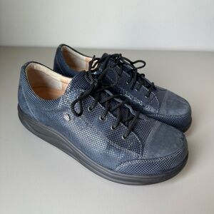 FINN COMFORT Blue Grey Ikebukuro Shoes Sz 7